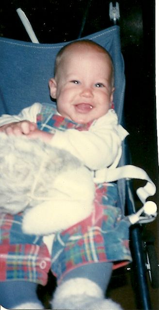 1985-March-Helen in Stroller